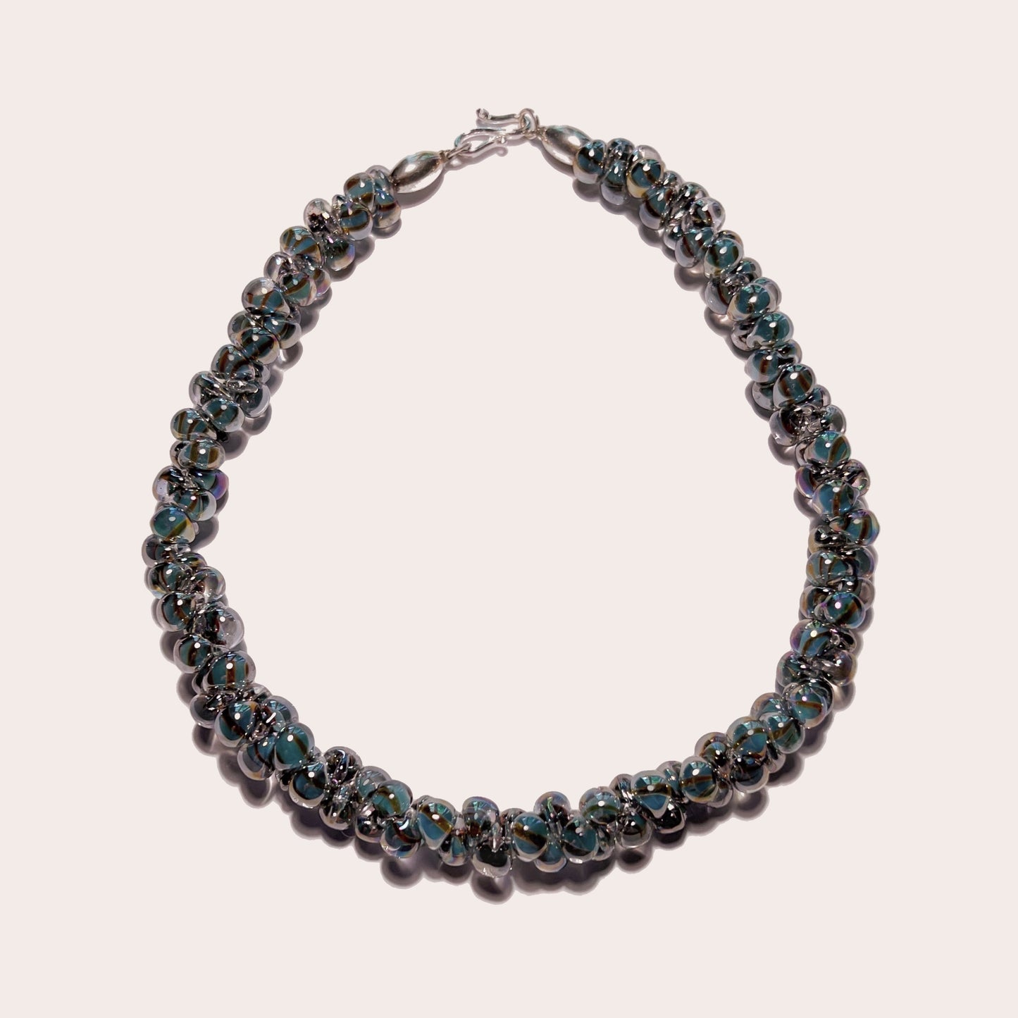 Shimmering Grey Necklace