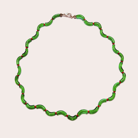 Delicate Green Necklace