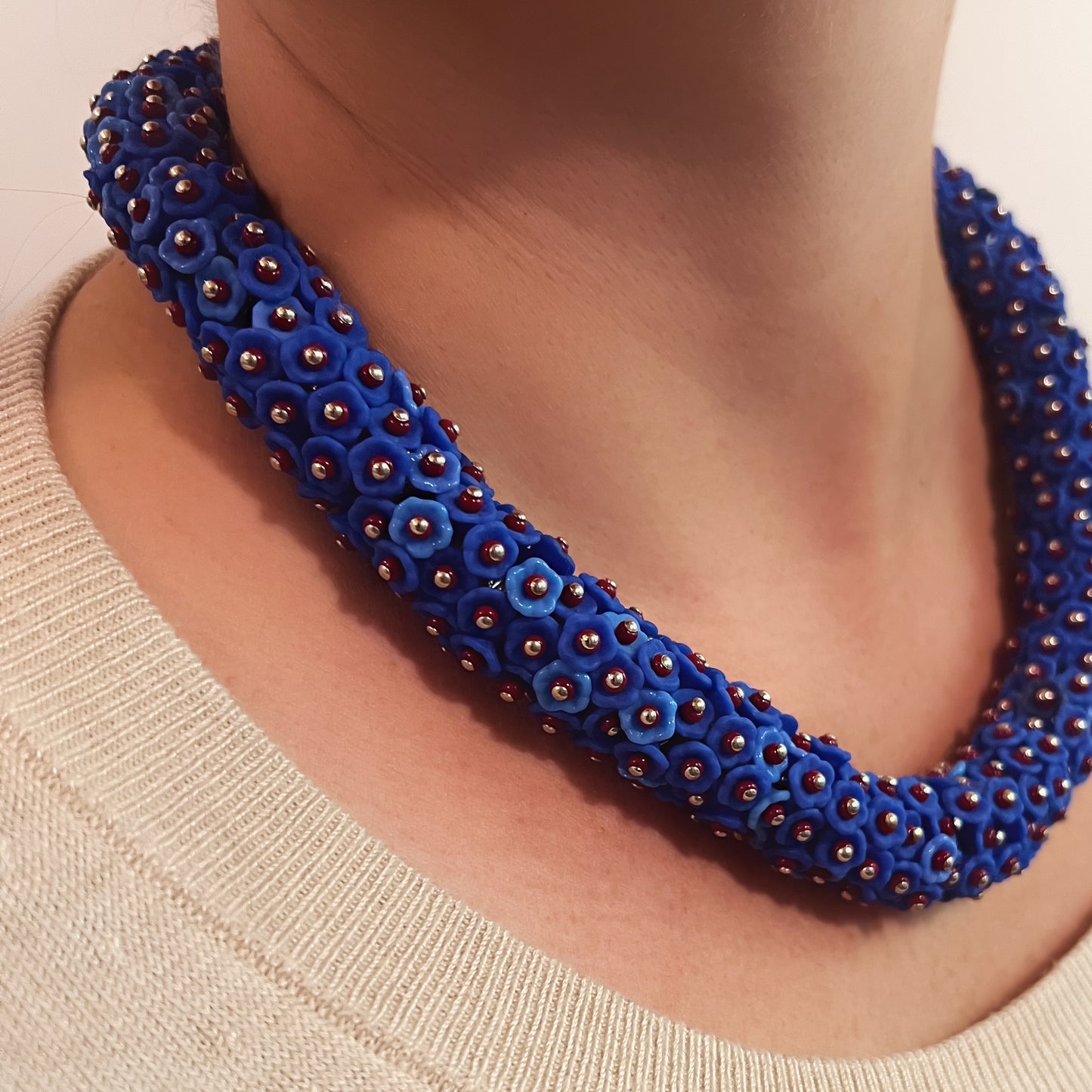 Blue Blossom Necklace