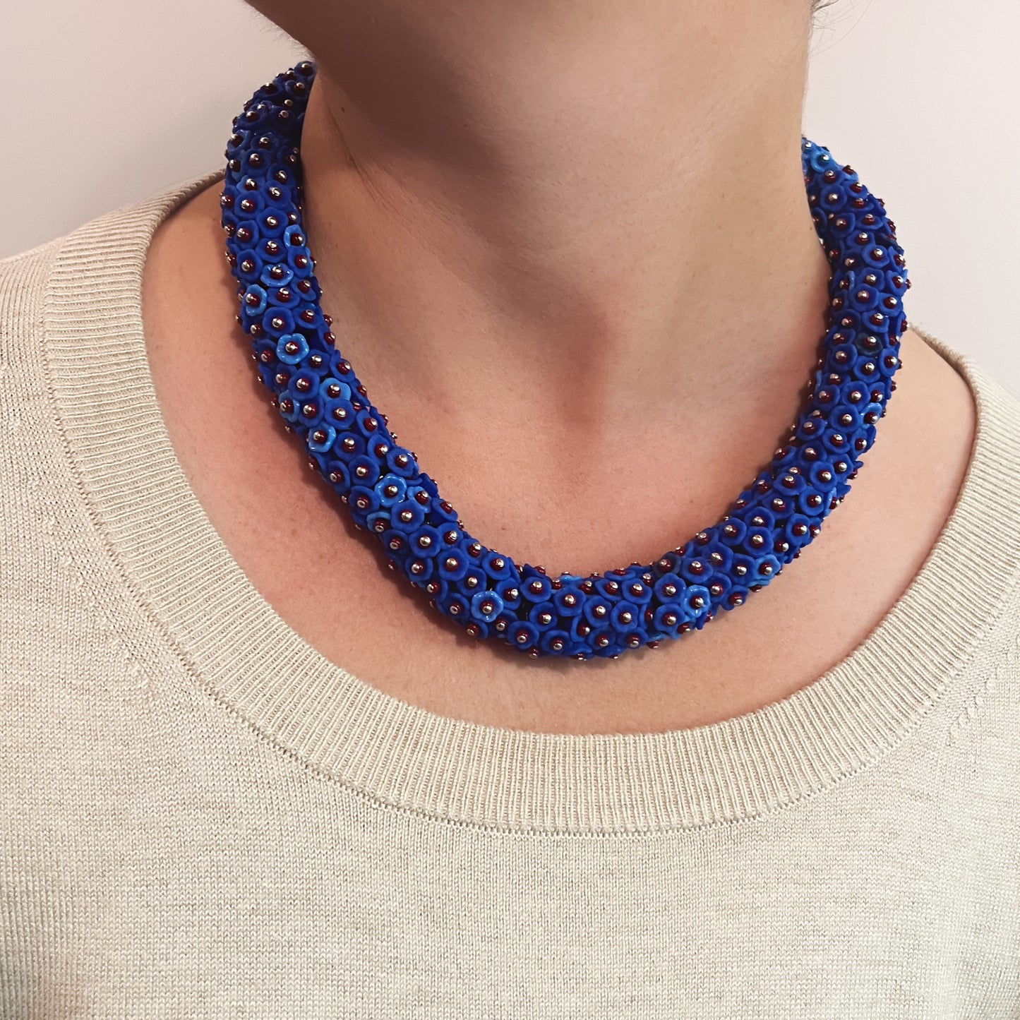 Blue Blossom Necklace