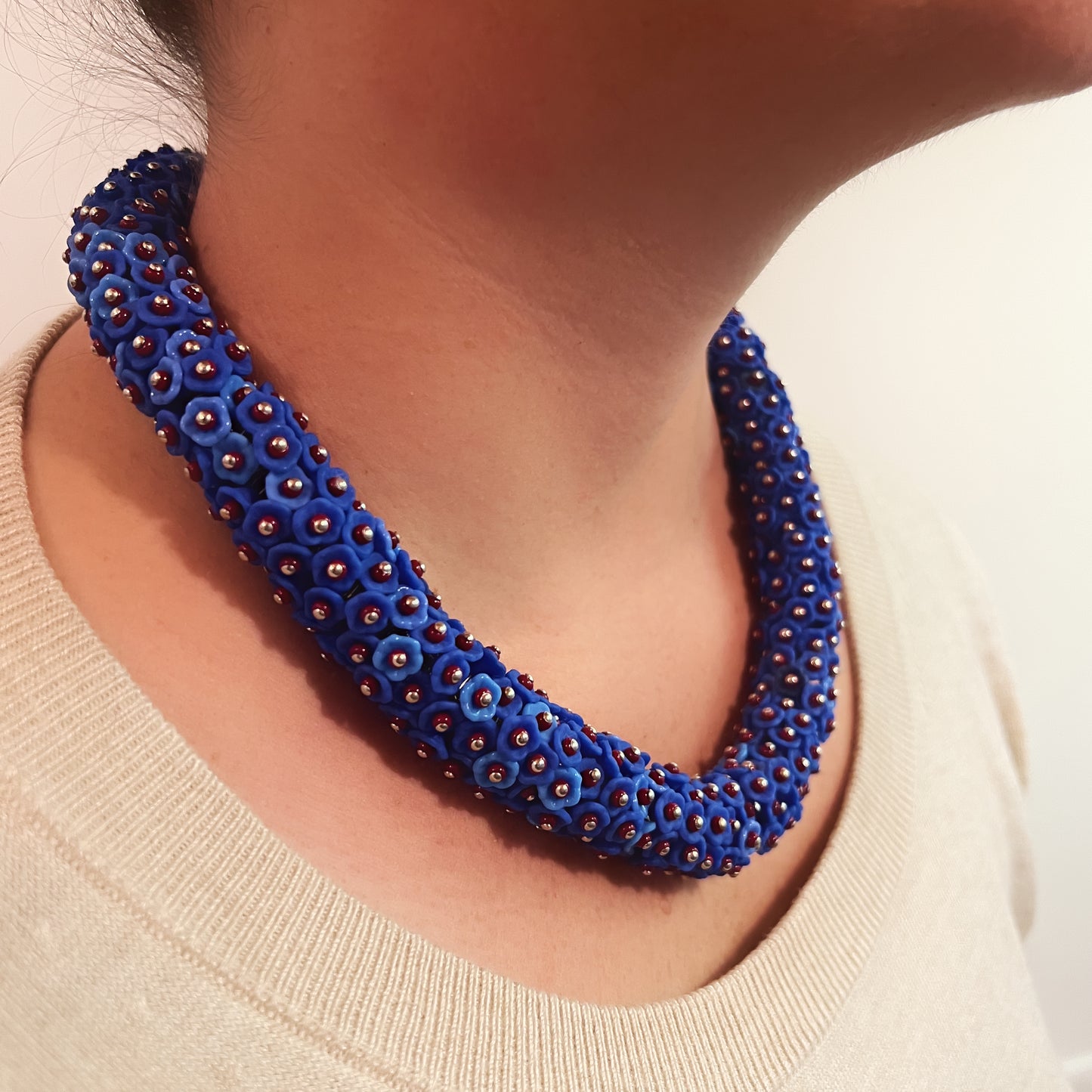 Blue Blossom Necklace