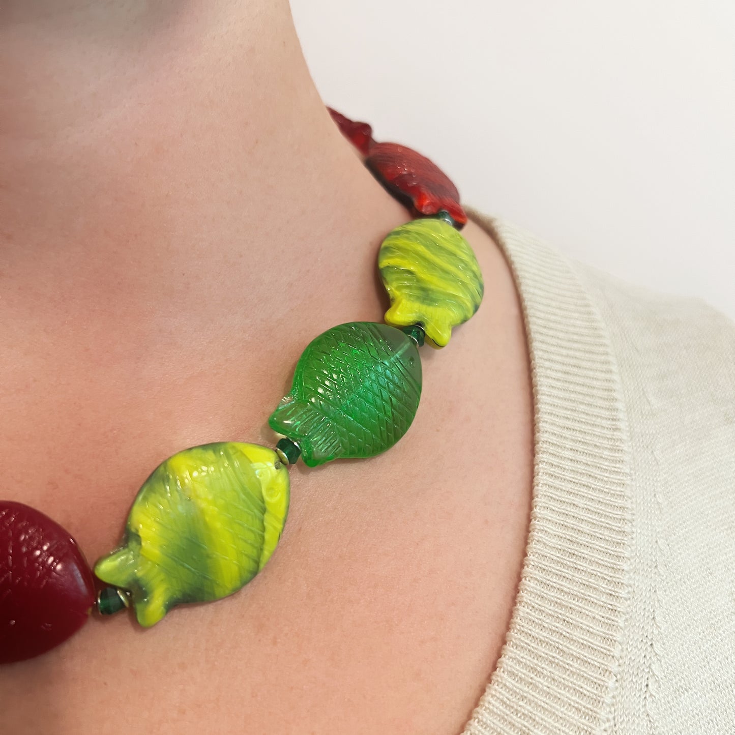 Colorful Fish Necklace