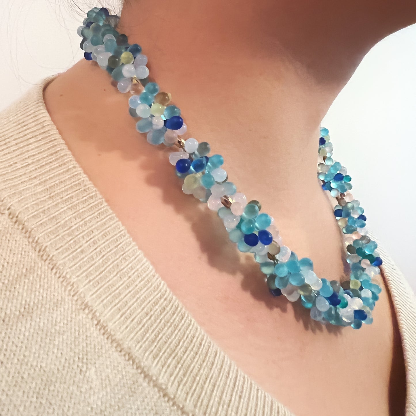 Blue Drops Necklace