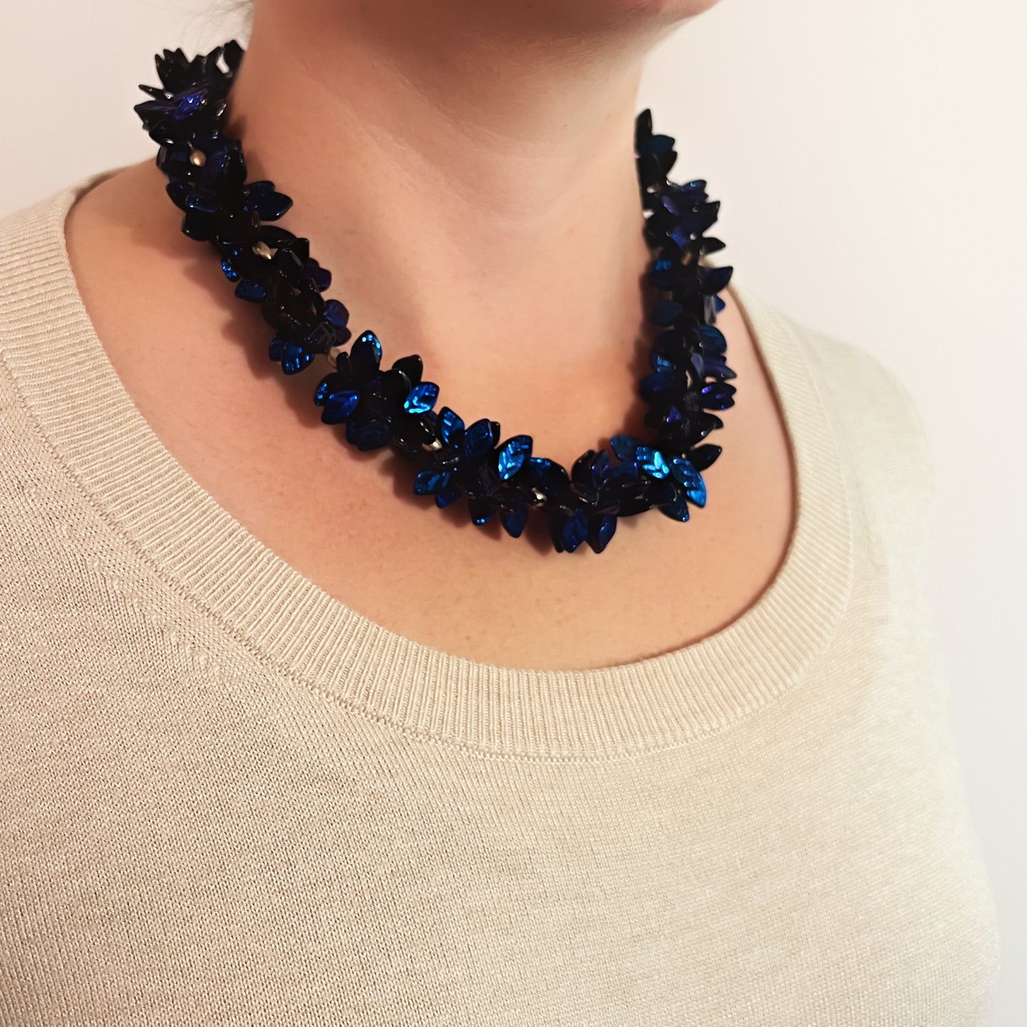 Shimmering Blue Necklace