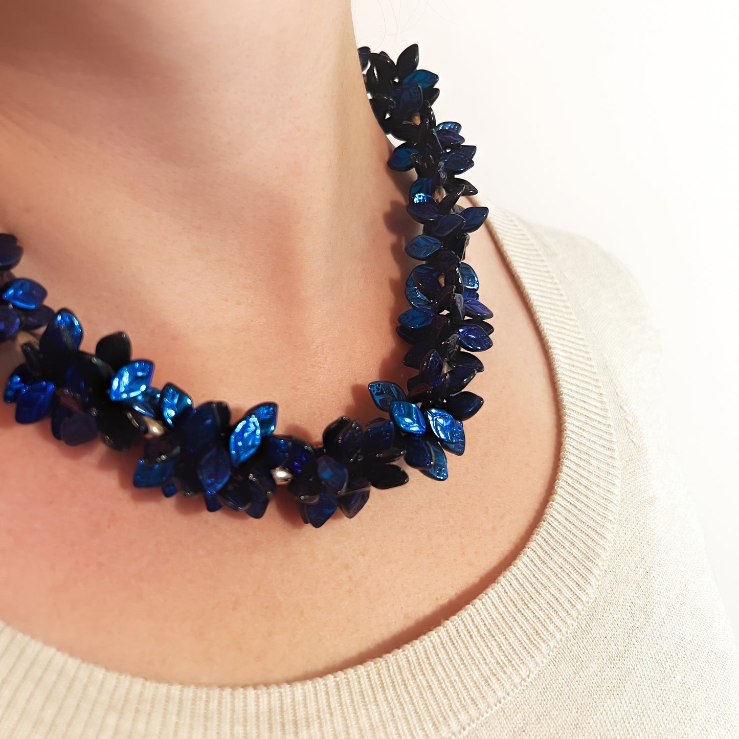 Shimmering Blue Necklace