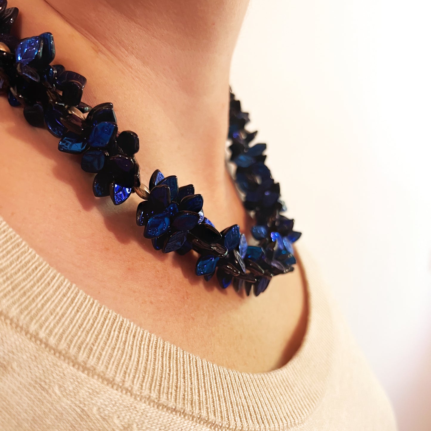 Shimmering Blue Necklace