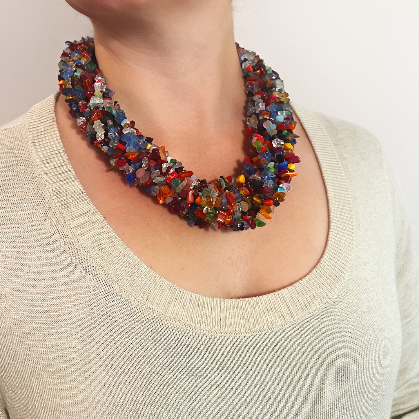 Colorful Stone Necklace